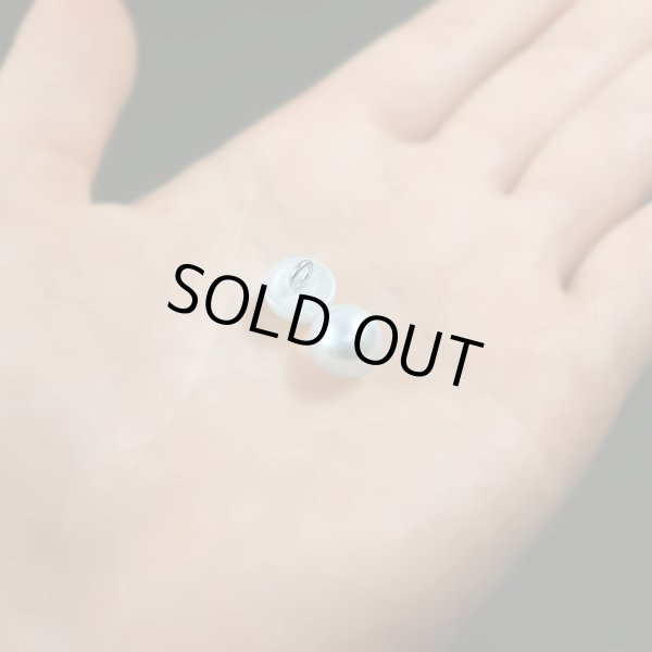 画像6: パールボタン足つき パール ボタン ホワイト 20個入り【10mm】ボタンマート B-002 (6)