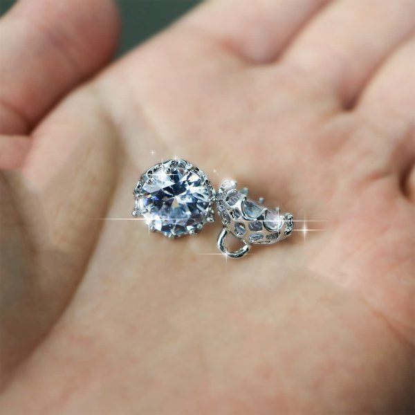 画像6: 【ラインストーンボタン】ボタン 飾りボタン 縫製ボタン 装飾 クリスタル5個入り【11.5mm】ボタンマート B-012 (6)