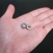 画像6: 【飾りボタン パール】パール×ミニパール 丸 白 ホワイト ビジュー 縫製 袖口 金 クリスタル キラキラ 円型 5個入り【12.5mm】ボタンマート B-014 (6)