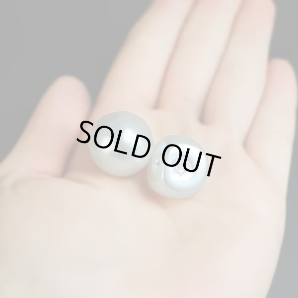 画像6: 【パールボタン】パール ボタン ホワイト ツヤあり 円 10個入り【18mm】ボタンマート B-022 (6)