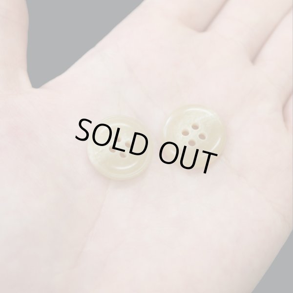 画像6: 水牛調ボタン【ベージュ】スーツ コート ジャケット ブレザー 四つ穴 フロント 袖口 10個入り【18mm】ボタンマート B-049 (6)