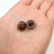 画像6: 革調ボタン レザー調 【ブラウン】 スーツ コート ジャケット ブレザー フロント 袖口 10個入り 【13mm】 ボタンマート B-058 (6)