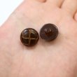 画像6: 革調ボタン レザー調 【ブラウン】 スーツ コート ジャケット ブレザー フロント 袖口 10個入り 【15mm】 ボタンマート B-059 (6)