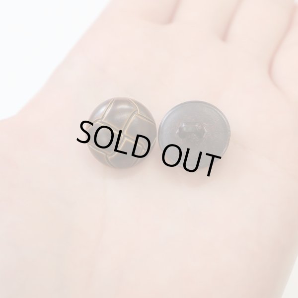 画像6: 革調ボタン レザー調 【ブラウン】 スーツ コート ジャケット ブレザー フロント 袖口 8個入り 【18mm】 ボタンマート B-060 (6)