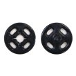 画像1: スナップボタン 【ブラック】 黒 ボタン 樹脂製 縫い付けタイプ 打ち具不要 10組入り 【10mm】 ボタンマート B-1096 (1)