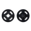 画像1: スナップボタン 【ブラック】 黒 ボタン 樹脂製 縫い付けタイプ 打ち具不要 10組入り 【13mm】 きらきらぷんぷん丸 B-1098 (1)