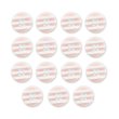画像1: 四つ穴ボタン 縞模様 くぼみ 【ピンク&ホワイト】 白 12.5mm 15個入り ボタン しましま ストライプ ボーダー 可愛い おしゃれ シャツボタン 手芸 B-1112 (1)