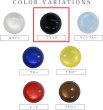 画像3: カラークリアボタン【ブラック】丸型 裏穴 トンネル 12個入り【10mm】光沢 立体 3D 手芸 きらきらぷんぷん丸 B-1158 (3)