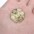 画像6: メタルボタン 網目模様 ゴールド 金 スーツ 6個入り【25mm】 コート ジャケット ブレザー フロント 袖口 きらきらぷんぷん丸 B-122 (6)
