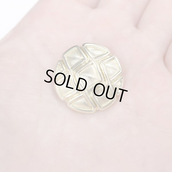 画像6: メタルボタン 網目模様 ゴールド 金 スーツ 6個入り【25mm】 コート ジャケット ブレザー フロント 袖口 きらきらぷんぷん丸 B-122 (6)