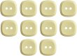 画像1: 二つ穴ボタン 四角 スクエア【イエロー】黄色 10個入り マット【16mm】ツヤなし シンプル 樹脂製 手芸 おしゃれ 可愛い きらきらぷんぷん丸 B-1231 (1)