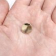 画像6: メタルボタン フラット 【ゴールド 鏡面仕上げ】 金 ビジュー 飾り 縫製 袖口 15個入り 【12.5mm】 ボタンマート B-139 (6)