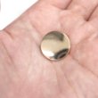 画像6: メタルボタン フラット 【ゴールド 鏡面仕上げ】 金 ビジュー 飾り 縫製 袖口 10個入り 【18mm】 ボタンマート B-141 (6)
