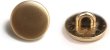 画像1: メタルボタン フラット 【ゴールド ツヤなし】 金 ビジュー 飾り 縫製 袖口 20個入り 【10mm】 ボタンマート B-143 (1)