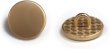 画像1: メタルボタン フラット 【ゴールド ツヤなし】 金 ビジュー 飾り 縫製 袖口 20個入り 【11.5mm】 ボタンマート B-144 (1)