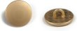 画像1: メタルボタン フラット 【ゴールド ツヤなし】 金 ビジュー 飾り 縫製 袖口 15個入り 【15mm】 ボタンマート B-146 (1)