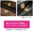 画像6: スナップボタン メタルフレーム ゴールド 【21mm】 6組入り 縫い付けタイプ 四角 バッグ 金具 留め具 ボタンマート B-1510 (6)