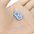 画像5: 四つ穴 フラワーボタン 【ブルー】10.5mm 15個入り 樹脂 プラスチック 手芸 ハンドメイド 花柄 装飾 きらきらぷんぷん丸 B-1520 (5)