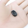 画像5: 四つ穴 フラワーボタン 【ブラック】10.5mm 15個入り 樹脂 プラスチック 手芸 ハンドメイド 花柄 装飾 きらきらぷんぷん丸 B-1526 (5)
