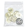 画像7: メタルボタン 破線模様【ゴールド】17.5mm 8個入 丸型 4穴 合金 手芸 洋裁 付け替え きらきらぷんぷん丸 B-1563 (7)