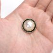 画像6: パールボタン 装飾 【ゴールド 黒フチ】 ホワイト 白 パール 6個入り 【20mm】ビジュー 飾り 縫製 袖口 きらきらぷんぷん丸 B-156 (6)