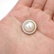 画像6: パールボタン 装飾 【ゴールド 白フチ】 ホワイト 白 パール 8個入り 【18mm】ビジュー 飾り 縫製 袖口 きらきらぷんぷん丸 B-159 (6)