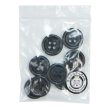 画像7: ウッドボタン【ブラック】18mm 8個入 丸型 四つ穴 ラウンドリム 木製 手芸 服飾 付け替え きらきらぷんぷん丸 B-1668 (7)