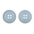 画像1: 樹脂ボタン【グレー】20mm 6個入 丸型 四つ穴 ラウンドリム 手芸 付け替え きらきらぷんぷん丸 B-1673 (1)