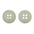 画像1: 樹脂ボタン【グレージュ】15mm 10個入 丸型 四つ穴 ラウンドリム 手芸 付け替え きらきらぷんぷん丸 B-1675 (1)