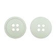 画像1: 樹脂ボタン【アイボリー】15mm 10個入 丸型 四つ穴 ラウンドリム 手芸 付け替え きらきらぷんぷん丸 B-1679 (1)