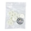 画像7: 樹脂ボタン【アイボリー】15mm 10個入 丸型 四つ穴 ラウンドリム 手芸 付け替え きらきらぷんぷん丸 B-1679 (7)