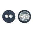 画像1: 布張りボタン 二つ穴【ネイビー】11mm 15個入 丸型 裁縫 手芸 服飾 付け替え きらきらぷんぷん丸 B-1861 (1)