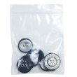 画像7: 布張りボタン 二つ穴【ネイビー】18mm 8個入 丸型 裁縫 手芸 服飾 付け替え きらきらぷんぷん丸 B-1863 (7)
