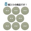 画像4: 布張りボタン 二つ穴【カーキ】18mm 8個入 丸型 裁縫 手芸 服飾 付け替え きらきらぷんぷん丸 B-1872 (4)