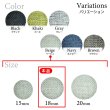 画像3: リネン調布張り シャンクボタン【ベージュ】18mm 8個入 丸型 足つき 手芸 服飾 付け替え きらきらぷんぷん丸 B-1883 (3)