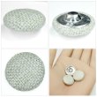 画像5: リネン調布張り シャンクボタン【ベージュ】18mm 8個入 丸型 足つき 手芸 服飾 付け替え きらきらぷんぷん丸 B-1883 (5)