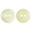 画像1: 樹脂ボタン ツートンマーブル【アイボリー】15mm 10個入 丸型 二つ穴 手芸 服飾 付け替え ボタンマート B-2052 (1)