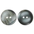 画像1: 樹脂ボタン ツートンマーブル【ブラウン】20mm 6個入 丸型 二つ穴 手芸 服飾 付け替え ボタンマート B-2060 (1)