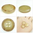 画像5: 樹脂ボタン 木目調リム【ベージュ】15mm 10個入 丸型 四つ穴 表付け 手芸 服飾 付け替え ボタンマート B-2076 (5)
