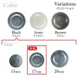 画像3: 樹脂ボタン リングデザイン【ブラック】17mm 8個入 丸型 足つき 手芸 服飾 付け替え ボタンマート B-2092 (3)