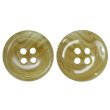 画像1: 樹脂ボタン マーブル柄【アイボリー】18mm 8個入 丸型 四つ穴 裁縫 洋裁 付け替え ボタンマート B-2114 (1)