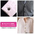 画像6: 樹脂シャンクボタン マーブル柄【ブラック】21mm 6個入 丸型 透明フレーム 手芸 服飾 付け替え ボタンマート B-2139 (6)