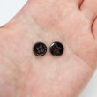 画像6: メタルボタン 四つ穴 【ブラック 鏡面仕上げ】 黒 シャツ スーツ 15個入り 【11.5mm】 ボタンマート B-221 (6)