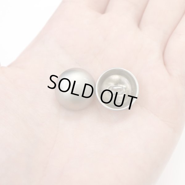 画像6: メタルボタン 【シルバー】 銀 ビジュー ドーム型 飾り 縫製 袖口 10個入り 【18mm】 ボタンマート B-244 (6)