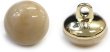 画像1: 足つきボタン 【ベージュ マーブル】 大理石調 シャツ スーツ 10個入り 【11.5mm】 きらきらぷんぷん丸 B-251 (1)