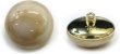 画像1: 足つきボタン 【ベージュ マーブル】 大理石調 シャツ スーツ 6個入り 【20mm】 きらきらぷんぷん丸 B-253 (1)