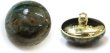 画像1: 足つきボタン 【グリーン マーブル】 緑 シャツ スーツ 6個入り 【20mm】 きらきらぷんぷん丸 B-268 (1)