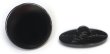 画像1: メタルボタン フラット 【ブラック 鏡面仕上げ】 黒 ビジュー 飾り 縫製 袖口 10個入り 【20mm】 ボタンマート B-299 (1)