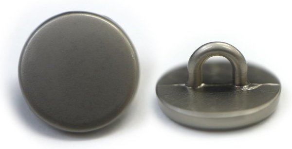 画像1: メタルボタン フラット 【シルバー ツヤなし】 銀 ビジュー 飾り 縫製 袖口 20個入り 【10mm】 ボタンマート B-300 (1)