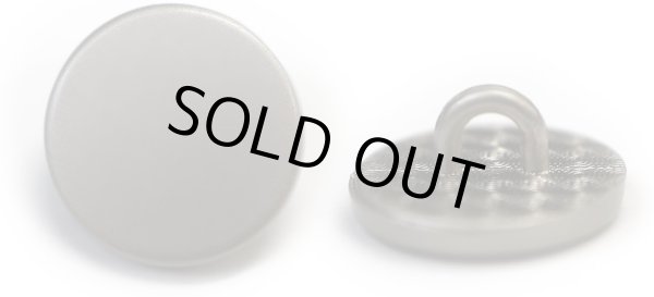 画像1: メタルボタン フラット 【シルバー ツヤなし】 銀 ビジュー 飾り 縫製 袖口 20個入り 【11.5mm】 ボタンマート B-301 (1)